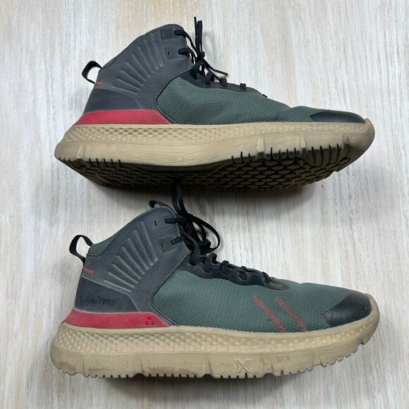 Timberland PRO Reaxion Mid Work Boots Green Slip Resistant EH SR Men’s 8M - Picture 6 of 9